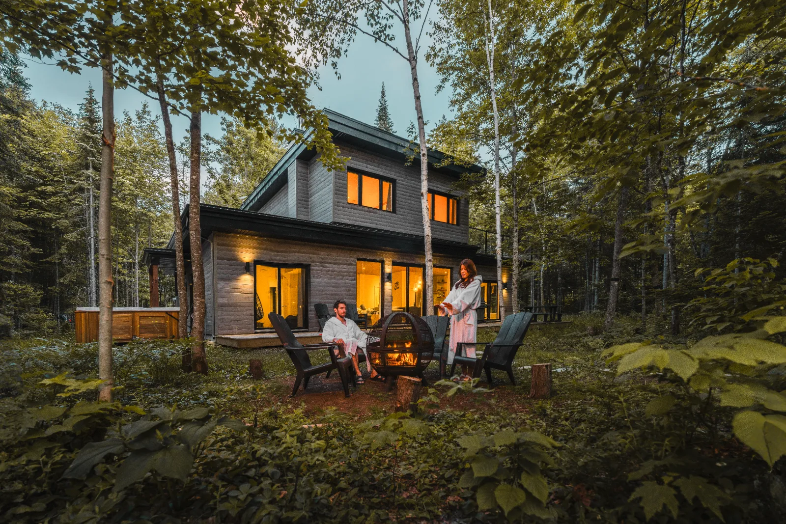 Vue globale du chalet