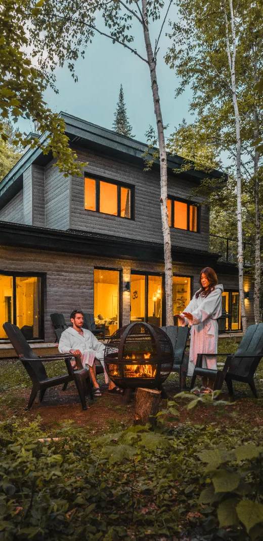 Chalet la coulée douce - spa nordique privé